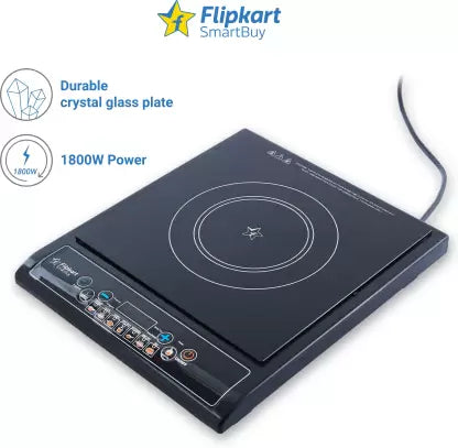 Flipkart SmartBuy Induction Cooktop  (Black, Push Button) Flipkart SmartBuy Induction Cooktop  (Black, Push Button)